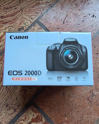 CANON EOS 2000D  + EF-S 18-55mm IS II NUOVA❗❗️❗️