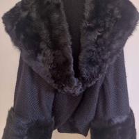 Giaccone nero haute couture Polo Ralph Lauren