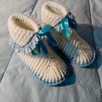 Babbucce di lana per bimbo