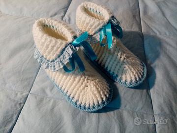 Babbucce di lana per bimbo
