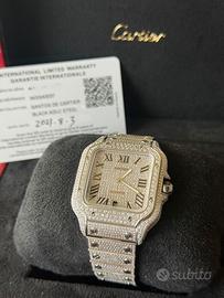 Santos De Cartier grande DIAMOND WSSA0018