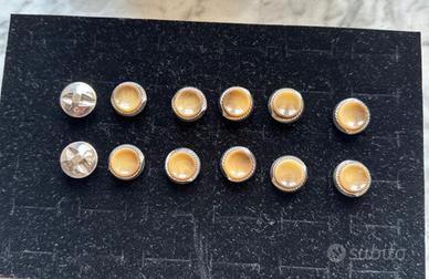Set 12 Bottoni Vintage Gioiello