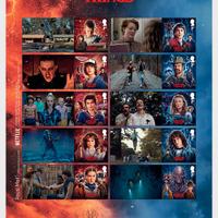 Collezione rara di francobolli Stranger Things