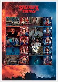 Collezione rara di francobolli Stranger Things