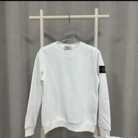 felpa stone Island bianca