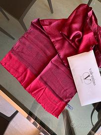 Sciarpa pura seta uomo Valentino