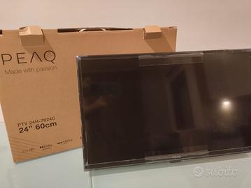 TELEVISORE PEAQ LED 24 POLLICI NUOVO IN GARANZIA