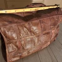 Borsone in pelle vintage tipo Gladstone