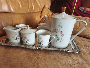 Servizio caffè porcellana anni 60
