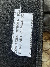 TAPPETI AUTO CITROEN C4 PICASSO