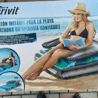 Poltrona sdraio da spiaggia o giardino nuova