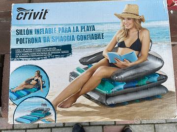 Poltrona sdraio da spiaggia o giardino nuova