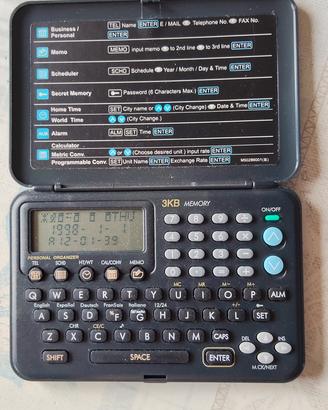 organizer vintage anni '90 funzionante 