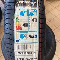 4 PNEUMATICI GIULIA D EPOCA 165/80/14 DULNLOP