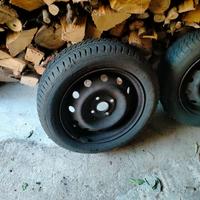 Cerchi ferro i10 + gomme invernali 165/60R14