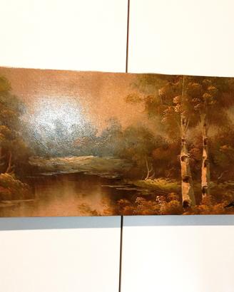 Raffinato dipinto ad olio su tela 