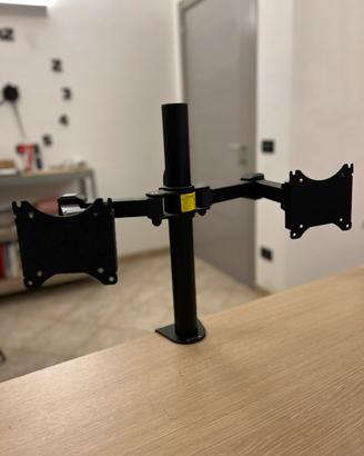 Supporto doppio monitor