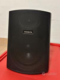 4 diffusori PROEL XE65T/XE65TB 8ohm 70/100V staffe