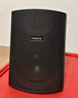 4 diffusori PROEL XE65T/XE65TB 8ohm 70/100V staffe