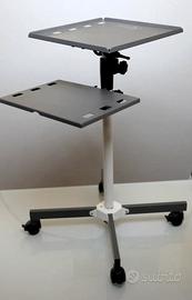 Carrello con ruote videoproiettori rack ripiano MD