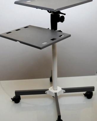 Carrello con ruote videoproiettori rack ripiano MD