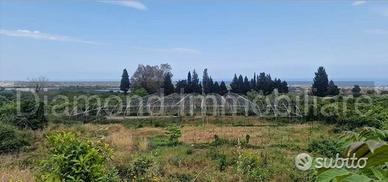 Terreno con rustico e serre a Mascali