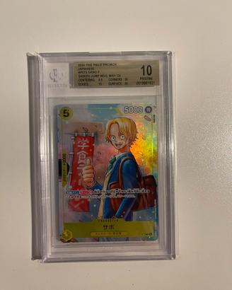Sabo P-073 Promo BGS 10 PRISTINE Gold Label