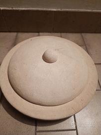 Piatto/vassoio in pietra dura con coperchio