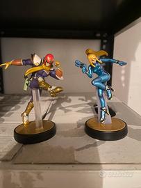 Amiibo Captain Falcon e Samus