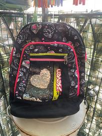 Zaino Scuola Advanced Seven - Heart Girl Nero
