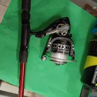 canna da pesca con mulinello