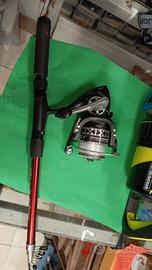 canna da pesca con mulinello