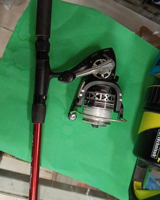 canna da pesca con mulinello