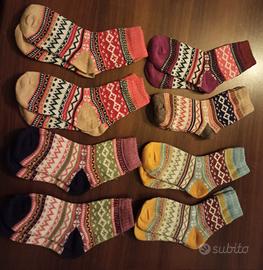 8 paia di calze invernali da donna tg.36/40