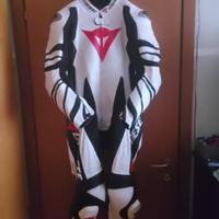 Tuta moto Dainese tg 52 (pelle di canguro)