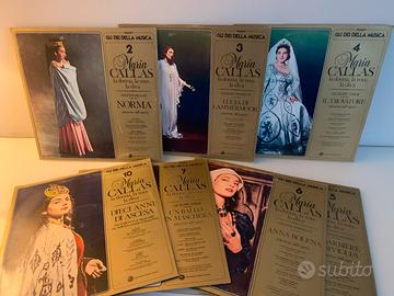 Maria Callas lotto 7 vinili Gli dei Della Musica