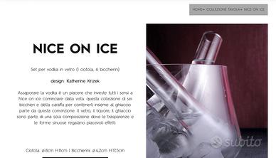 Set per vodka in vetro