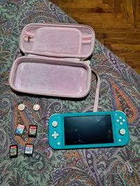 nintendo switch lite turchese
