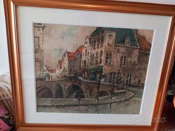 Coppia quadri paesaggi