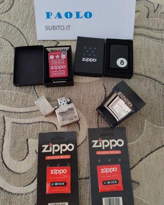 set zippo originali 