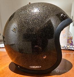 Casco Moto DMD Vintage Glitter Bronze
