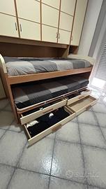 Letto Salvaspazio con Secondo Letto Estraibile