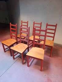 6 sedie ikea vintage
