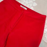 Pantaloni Naf Naf rossi in cotone