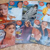 Lotto 12 Riviste Annabella moda vintage 1975 1980 