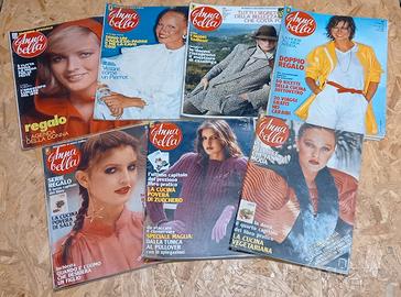 Lotto 12 Riviste Annabella moda vintage 1975 1980 
