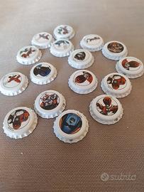tappi corona da collezione Power Rangers nuovi