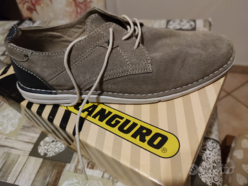 Scarpe camoscio e pelle canguro misura 44