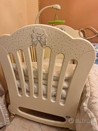 Lettino Pali pestrige principe con accessori