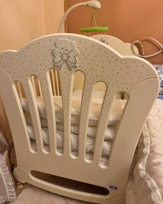 Lettino Pali pestrige principe con accessori